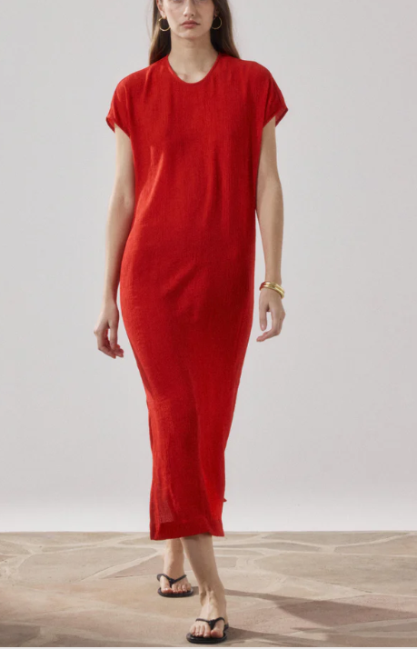 ROBE-RONDA BFRK634-07 LIGHT RED