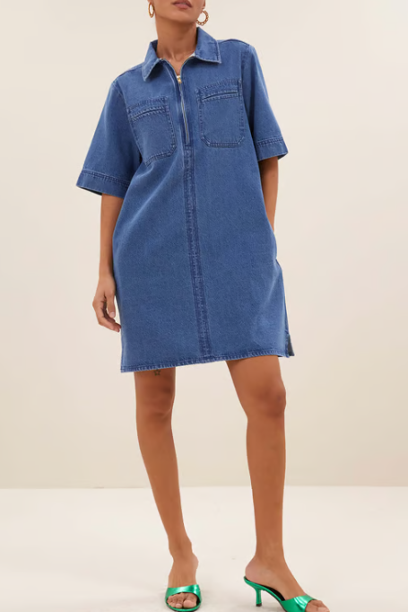 ROBE PHILIPE DENIM 1602 / MEDIUM DENIM