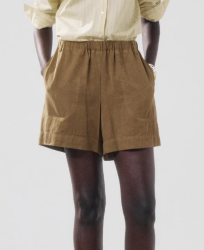 SHORT-STEFI BFSD608-28 FAUVE