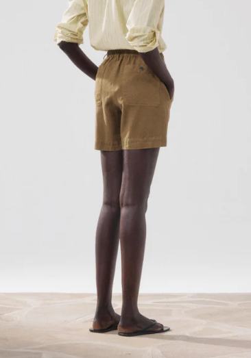 SHORT-STEFI BFSD608-28 FAUVE