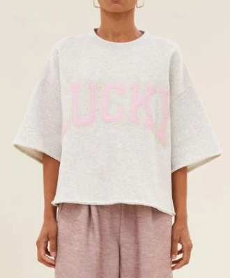 Willow Lucky Top Light Grey Melee