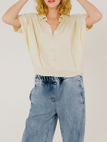 CARDIGAN CHARLOT ECRU
