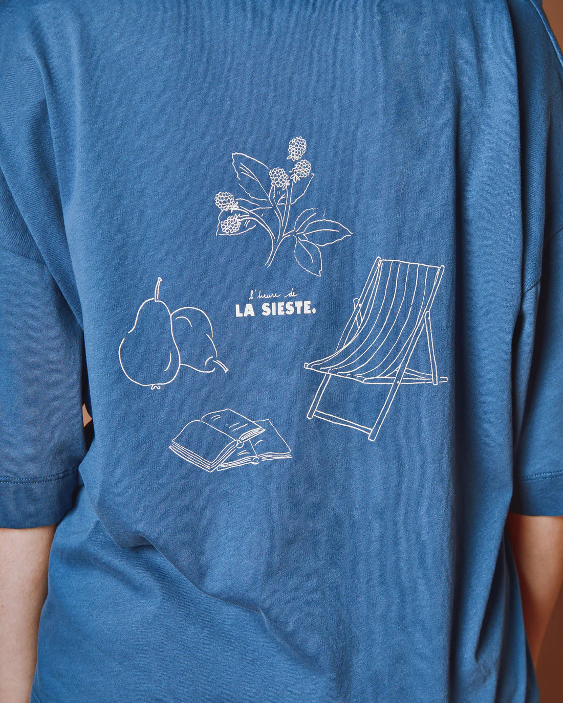 TEE SHIRT IMPRIME IDA-DAISY1 MARINE