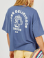 T SHIRT FEMME SUPER TACOS BLEU NUIT