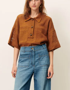 BLOUSE PAULO-Amber Brown