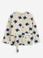 BUTTERFLY PRINT PADDED JACKET 124AD085 OFF WHITE
