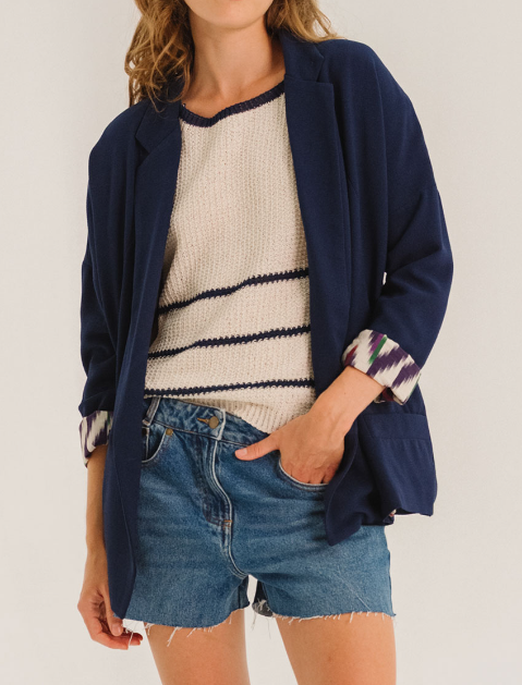 VESTE ETOILE TRIBU - ENCRE