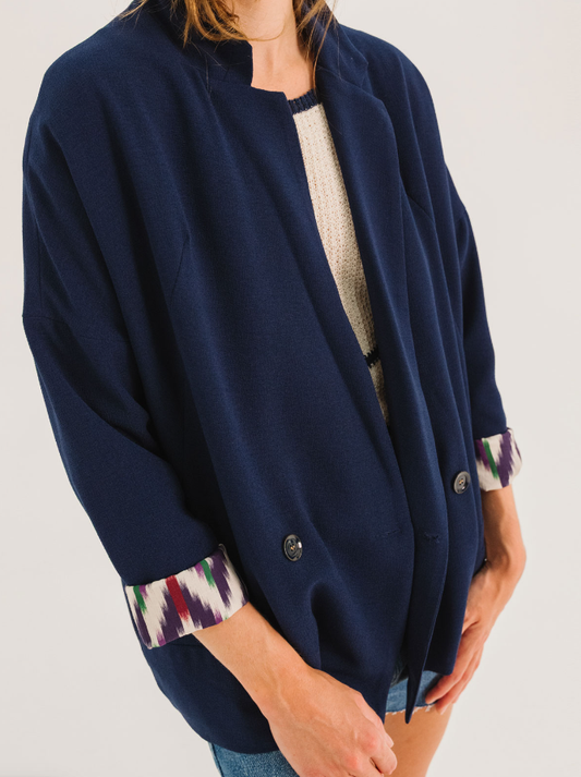 VESTE ETOILE TRIBU - ENCRE