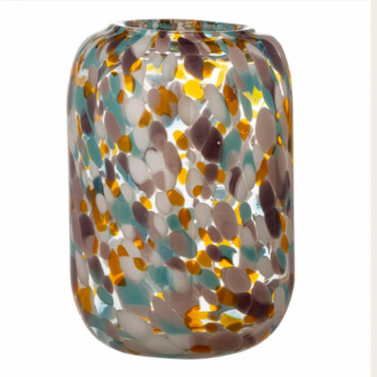 Vidia Vase, Orange, Verre