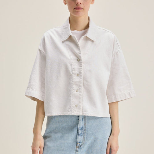 CHEMISE POOL51 VINTAGE WHITE-D0485