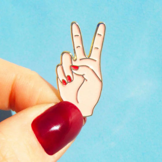 Pin's Peace - Blanc