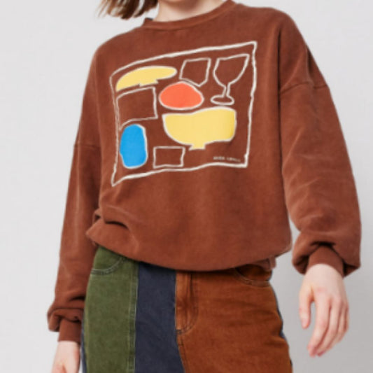 After Seven relaxed sweatshirt BURGUNDY RED B225AD017