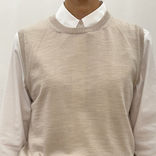 PULL SS MANCHE FARGO BEIGE CLAIR