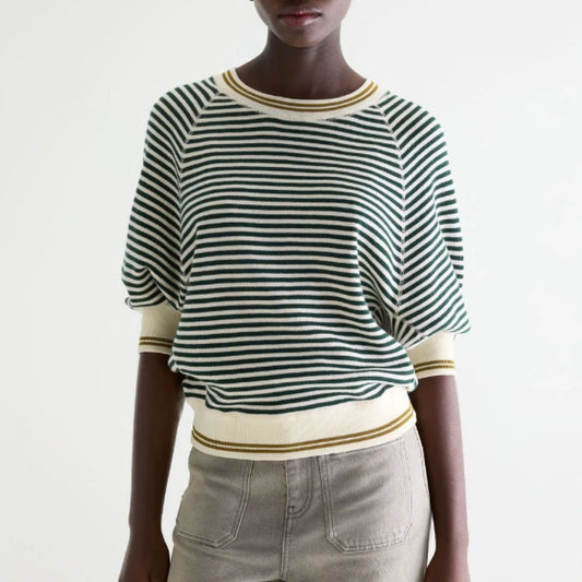 SWEAT ANGLET61 K1356S STRIPE A-K1356S