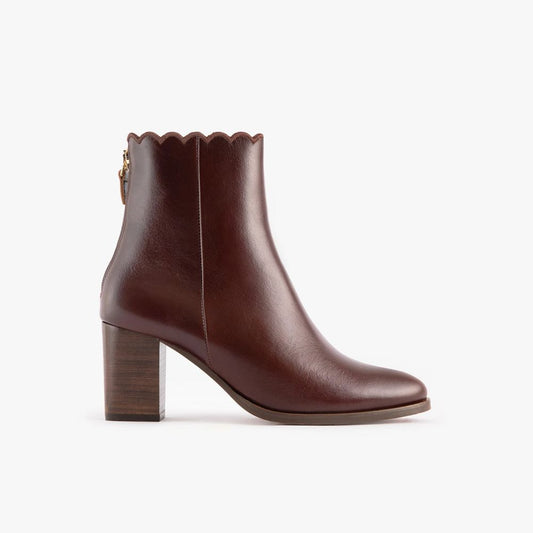 BOOTS GISELLE CUIR GLACE WHISKY