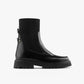 BOOTS JANELLE CUIR GLACE NOIR