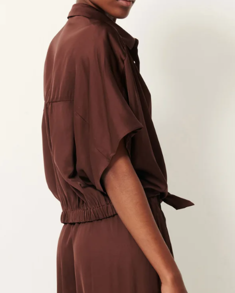 BLOUSE ALFASSA NIGHT-Moka