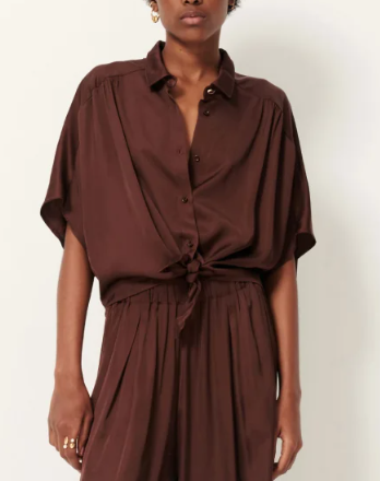 BLOUSE ALFASSA NIGHT-Moka
