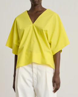 BLOUSE DENISE JAUNE CITRON