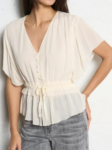 BLOUSE LALIE 63-CREME