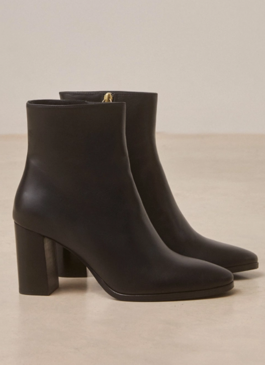 Bottines n°822 cuir noir