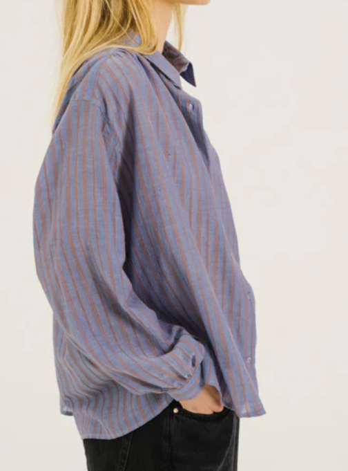 CHEMISE ALI/WAVE BLEU