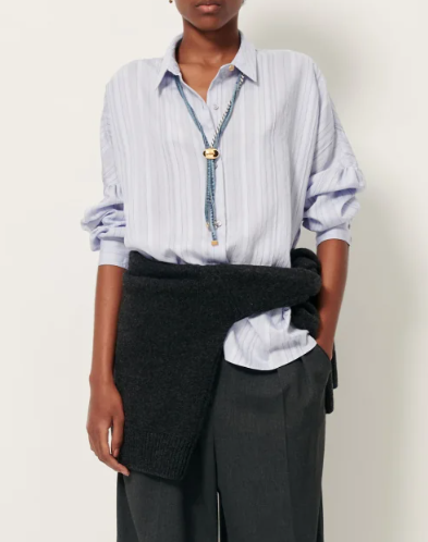 CHEMISE BOTAN CELESTE