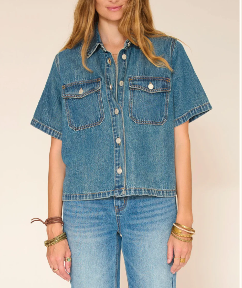 Blouse CELITA Tokyo Denim BLUE Harris Wash