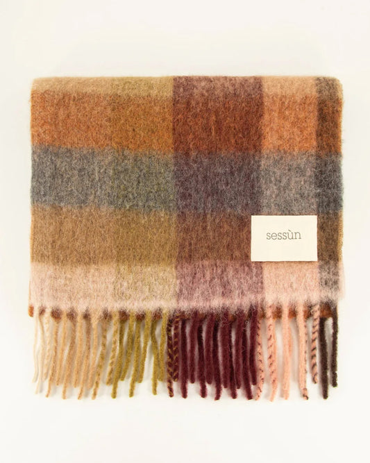 ECHARPE LUCIO NAVY RUST