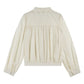 BLOUSE VINTAGE BRODEE IDA-CHARLINE  CREME
