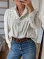 CHEMISE 521080 RAYE BLEU BRODERIE