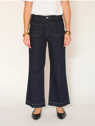 JEAN THE FRIDA WILSON BLUE - SYDNEY WASH
