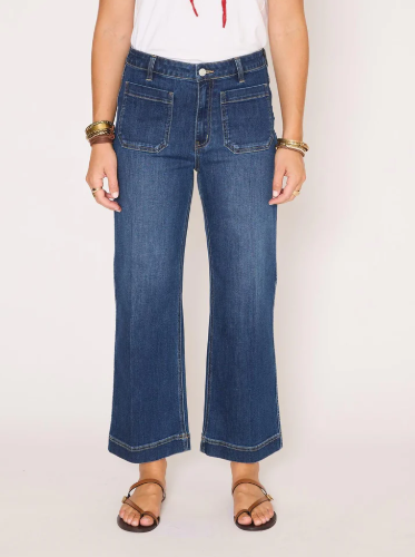 JEAN THE FRIDA WILSON-BLUE - TEXAS WASH