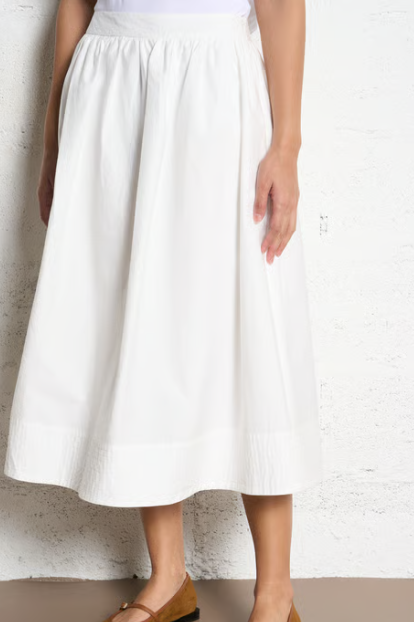 JUPE FAYE 01-BLANC CASSE