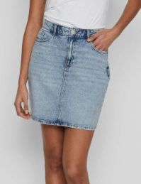 JUPE VIKAJA LIGHT BLUE DENIM