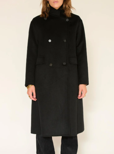 MANTEAU MEXI BLACK