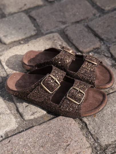 MULES 430-288BR/037 GLITTER BRONZE