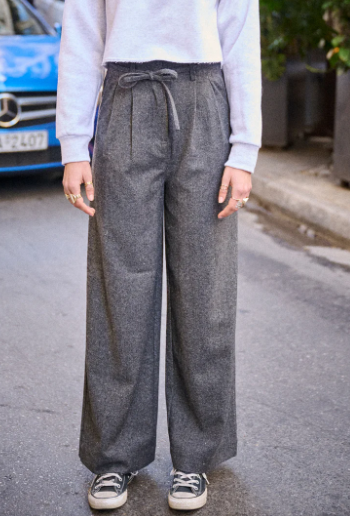 PANTALON PLUME CARBONE