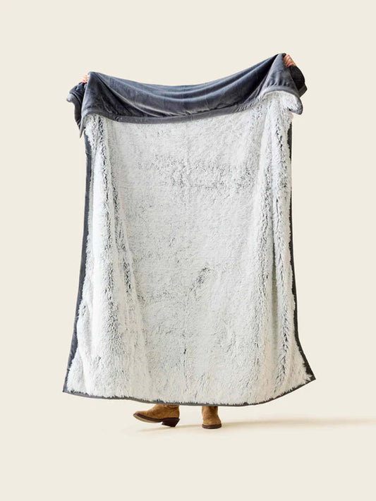 PLAID COCOONING SNOW BLANC - 150x200 cm - AWPL-CC02