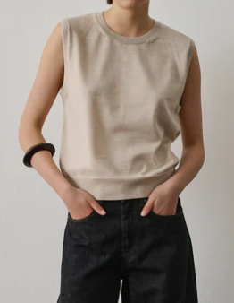 PULL SS MANCHE FARGO BEIGE CLAIR