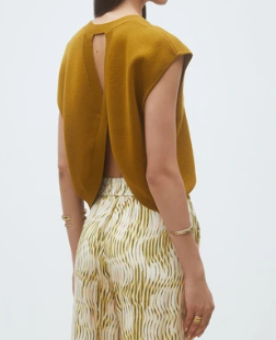 PULL SS MANCHE PLAMA 65-OLIVE