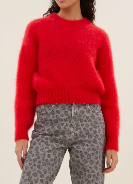 PULL SONNY 283 SCARLET RED