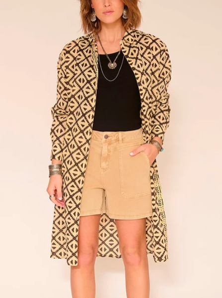 ROBE ROMIA-NATURAL
