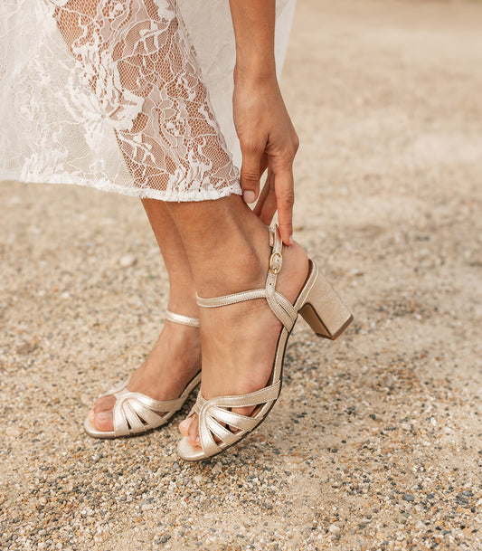 SANDALES VIVIANE DORE CLAIR