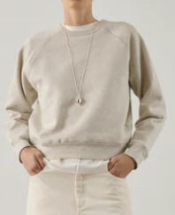 SWEAT ARTEMIS GRIS CLAIR CHINE