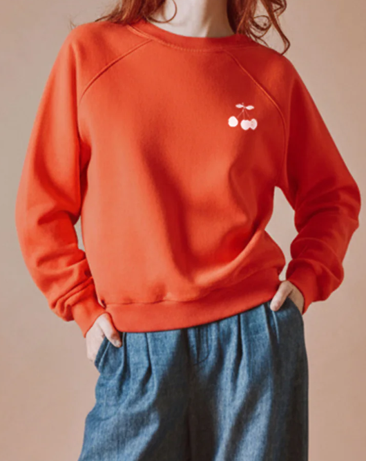 SWEAT MESSAGE IDA-DIPS COQUELICOT