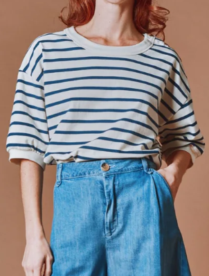 SWEAT MARINIERE MC IDA-DORI MARIN NAVY