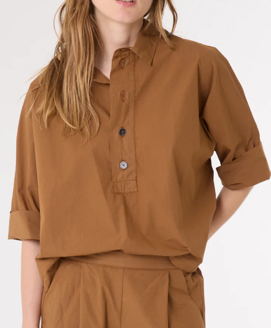 CHEMISE JODIE / TABAC MARRON