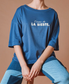 TEE SHIRT IMPRIME IDA-DAISY1 MARINE