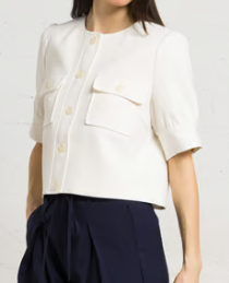 VESTE DUNE 01-BLANC CASSE